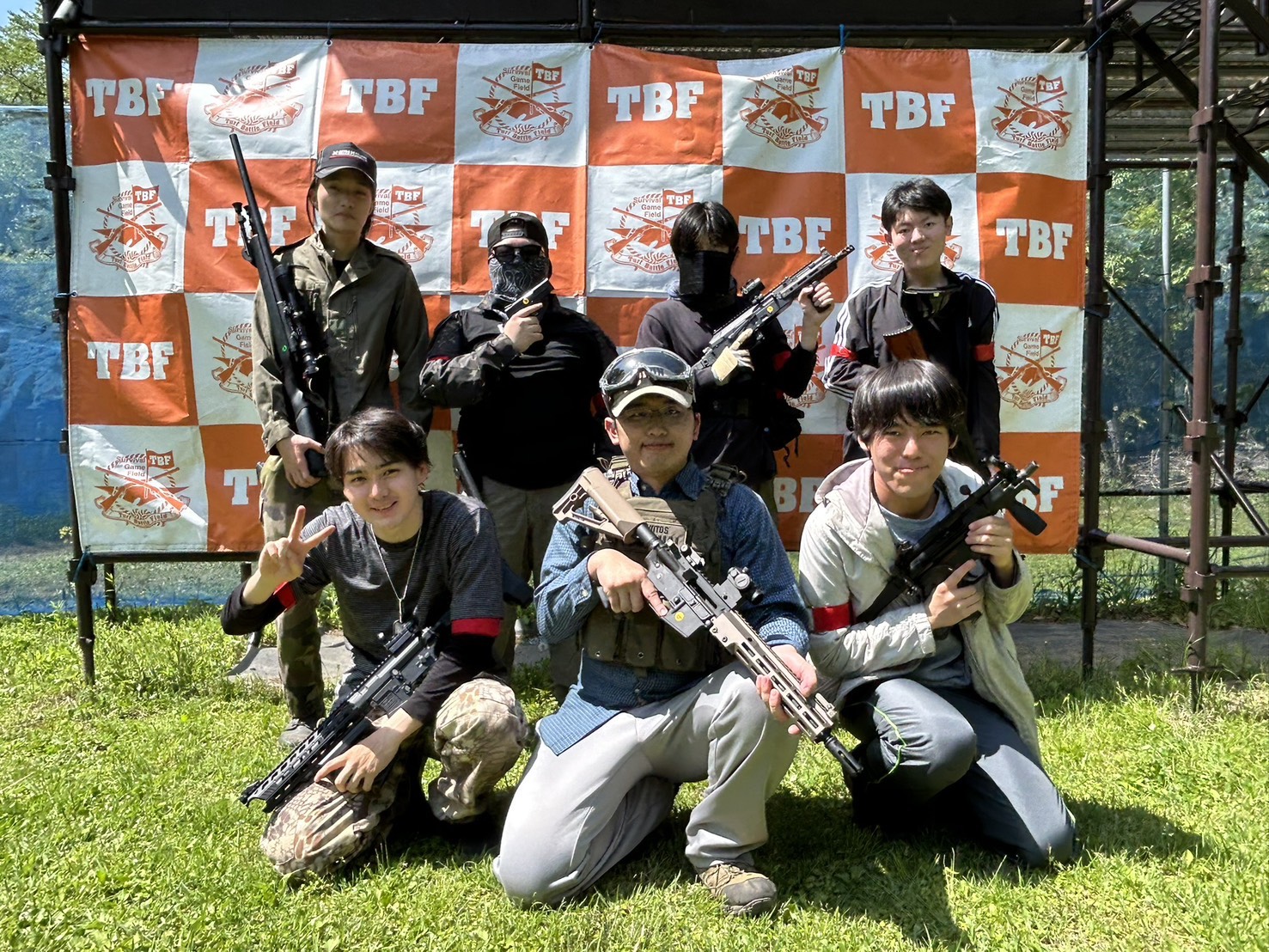 弓道部の的あて写真